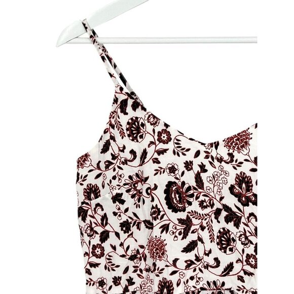 Loft Women's Petite‎ Romper Sleeveless Floral Size SP Pockets Inseam 2.5" NWT - Picture 5 of 13